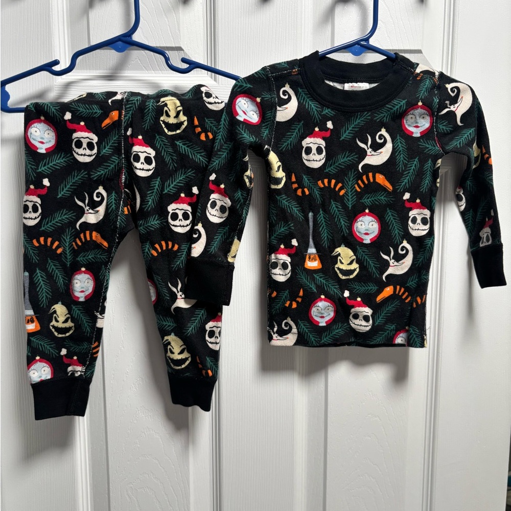 Hanna Andersson Nightmare Before Christmas Pajama Set 2T 85 cm